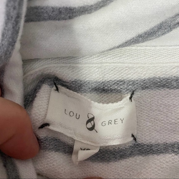 Lou & Grey Striped Signaturesoft Cowl Tunic XS - Picture 5 of 8